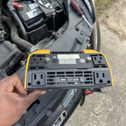 PowerDrive 1500 Watt Bluetooth DC to AC Power Inverter PD1500