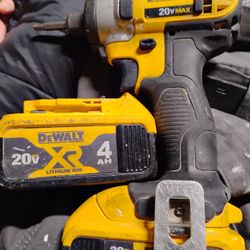 DeWalt Impact With Batteries 