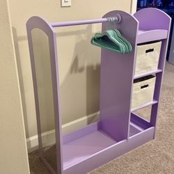 Dress Up  Center With Costume Storage And Mirror