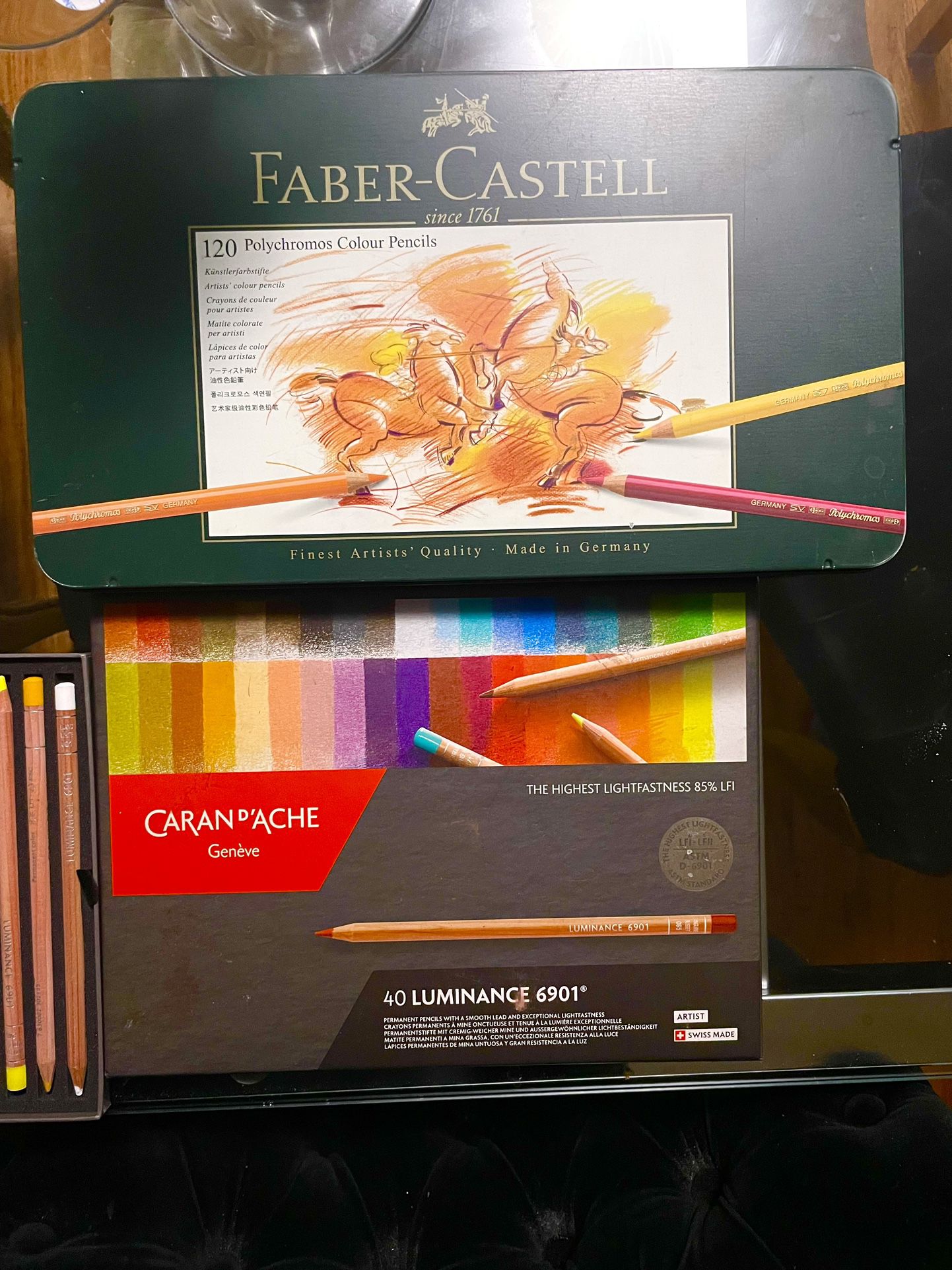 Faber Castel And Caran D’ache Pencil Colors