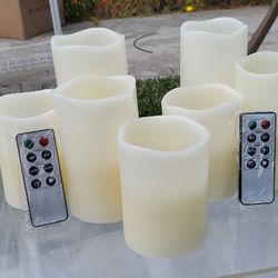 12 Real Wax LED Candles With Remote