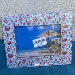 Red Lobster Beach Photo Frame 