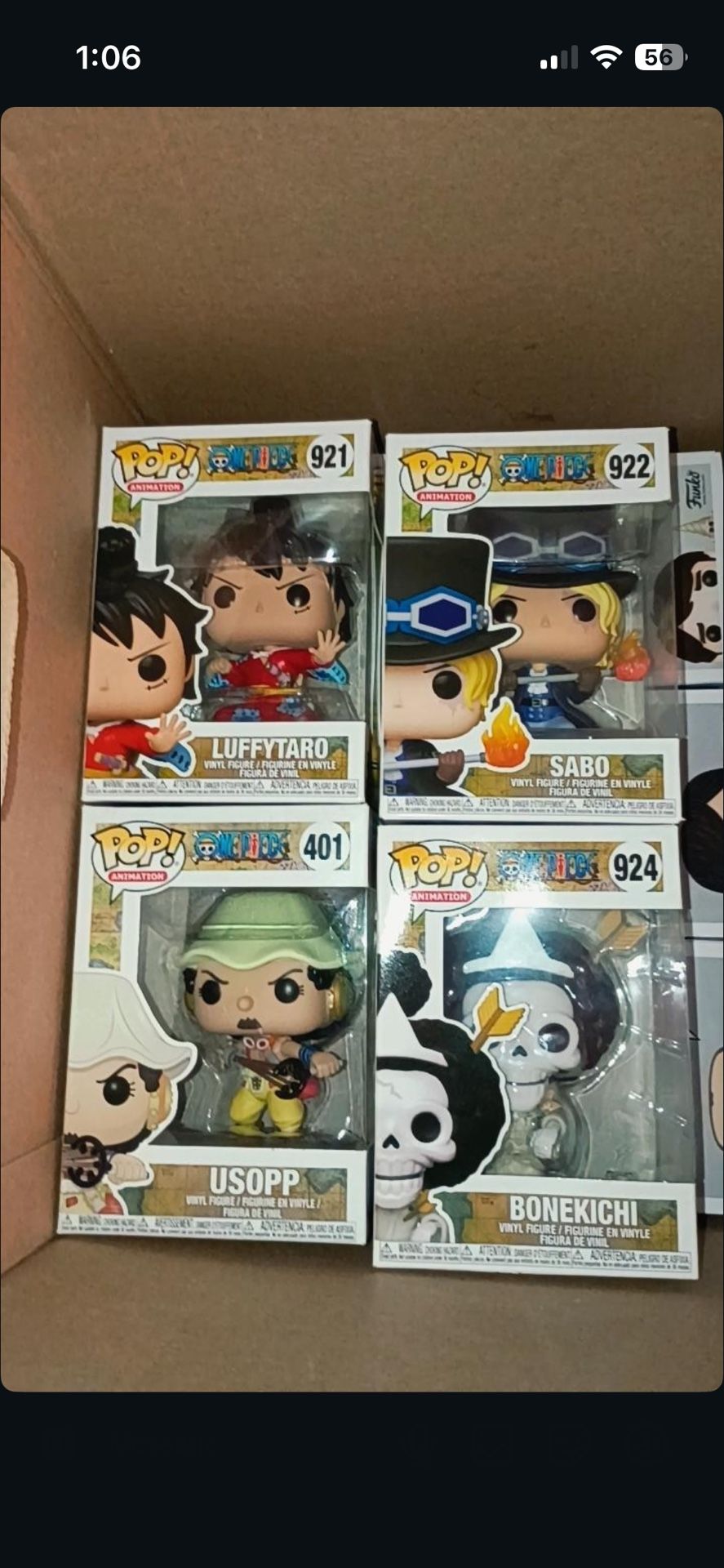One Piece Funko Pop Set
