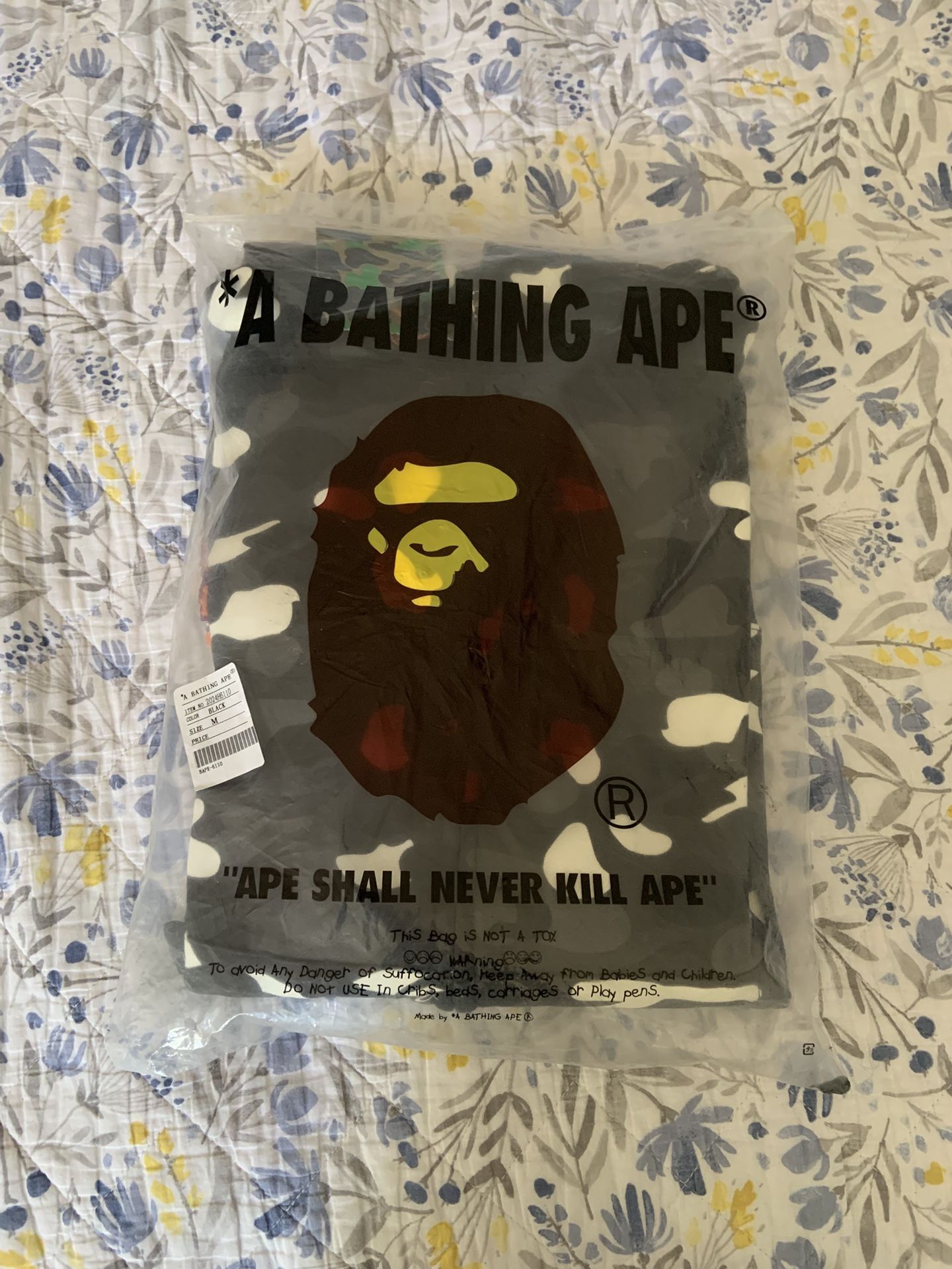 City Camo Bape Hoodie Size M