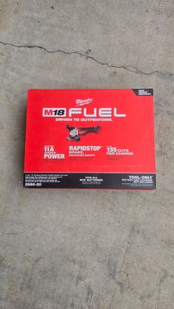 Milwaukee M18 Fuel grinder