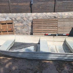 14 Foot Aluminum V-Hull Fishing Boat Serious Inquiries Only Please