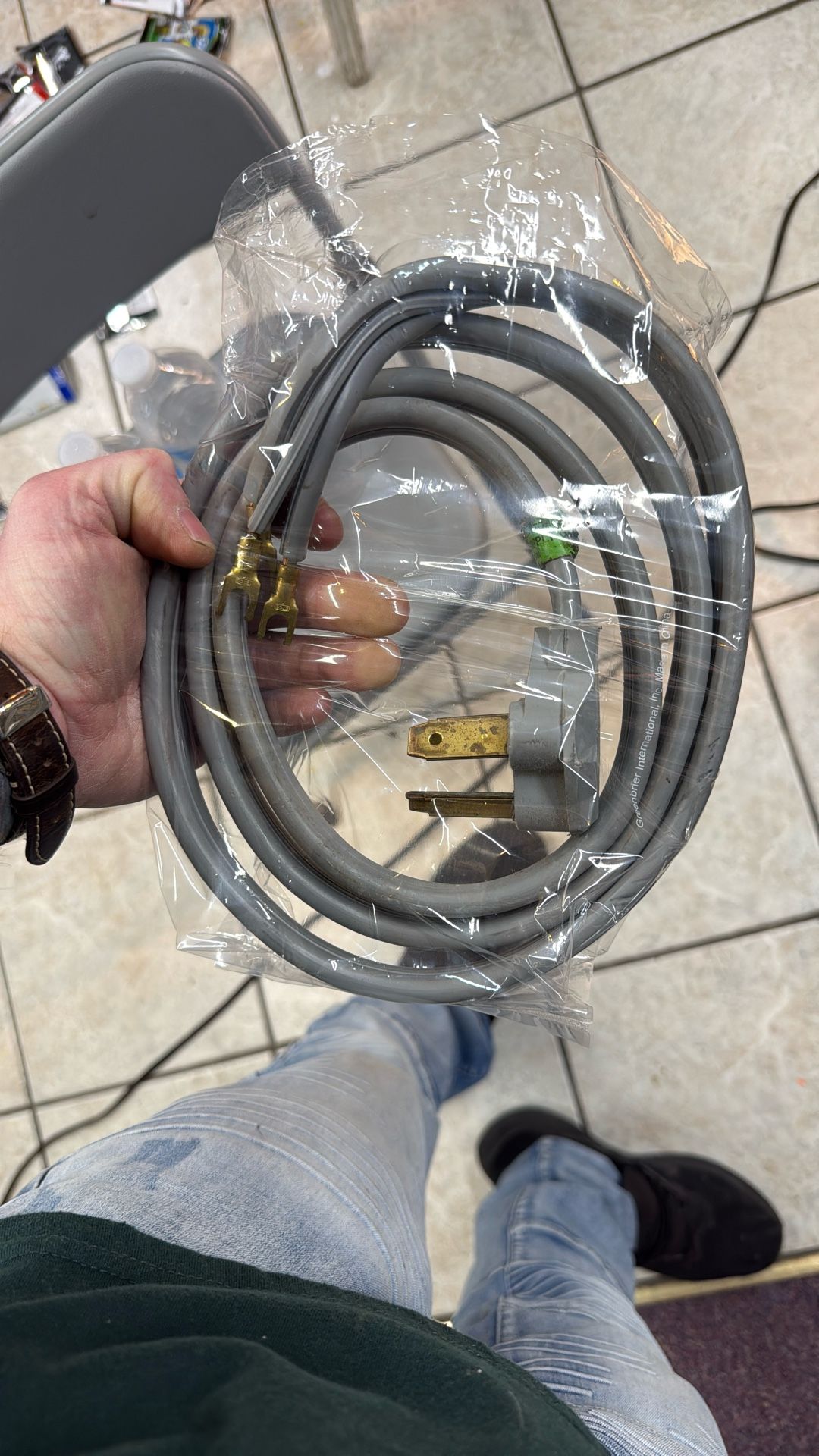 6 Foot 30 Amp Three Prong Plug For Dryer