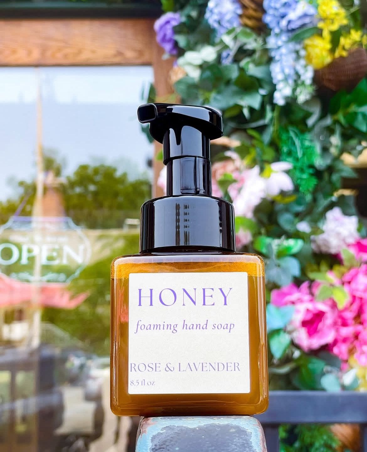 Handmade Foaming Hand Soap - Rose & Lavender | Hudson WI