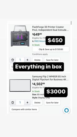 3d Printer And Flip 85
