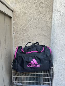 Large Pink Adidas Duffel