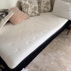 Twin Bed Frame With 10” Mattress Included