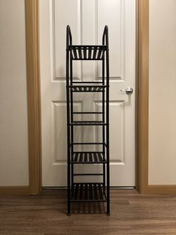 Metal Standing 5-Tier Shelf Unit