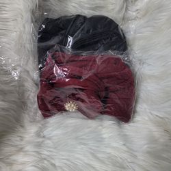 NWOT Turban Caps