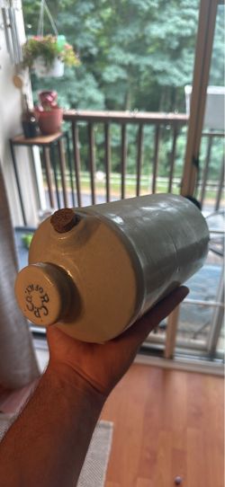 Antique Stoneware Hot Water Bottle