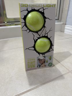 Tennis Ball 3d Deco Light 
