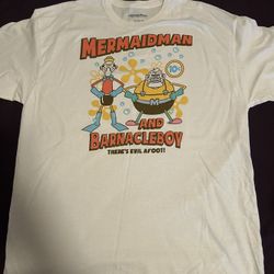Spongebob Mermaidman & Barnacle Boy T-shirt