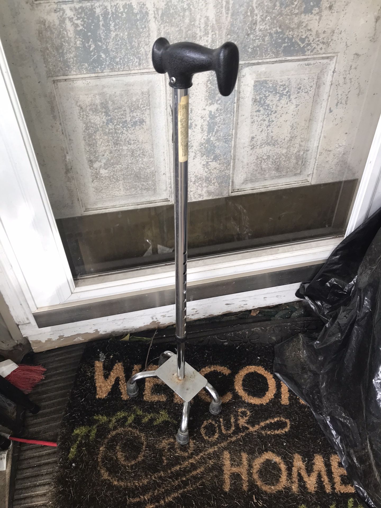 Very Nice Adjustable Four Prong Cane Only $20