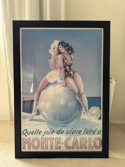 Monte Carlo Vintage Poster