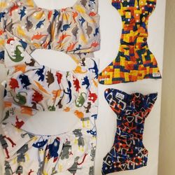 5 snap All In One Cloth Diapers