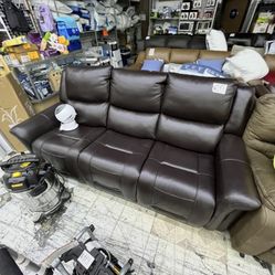 Brown Leather Recliner From Costco