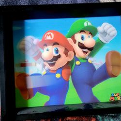 Mario 3D Framed 