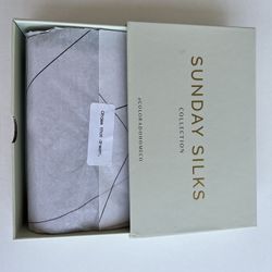 Colorado Home Co Sunday Silks 100% Mulberry Silk Queen Pillowcase Taro