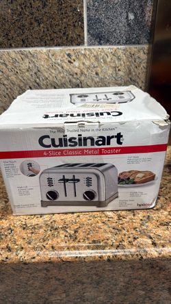 Silver metal toaster