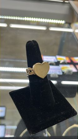 Chino link heart ring