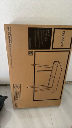 Desk White And Chair Gray