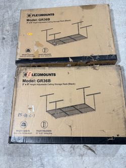 Fleximounts 3x6 overhead garage ceiling storage rack