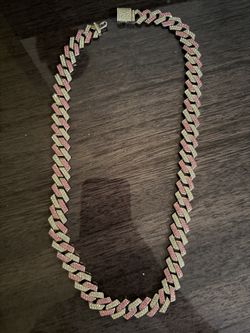 22in Moissanite Chain 12mm