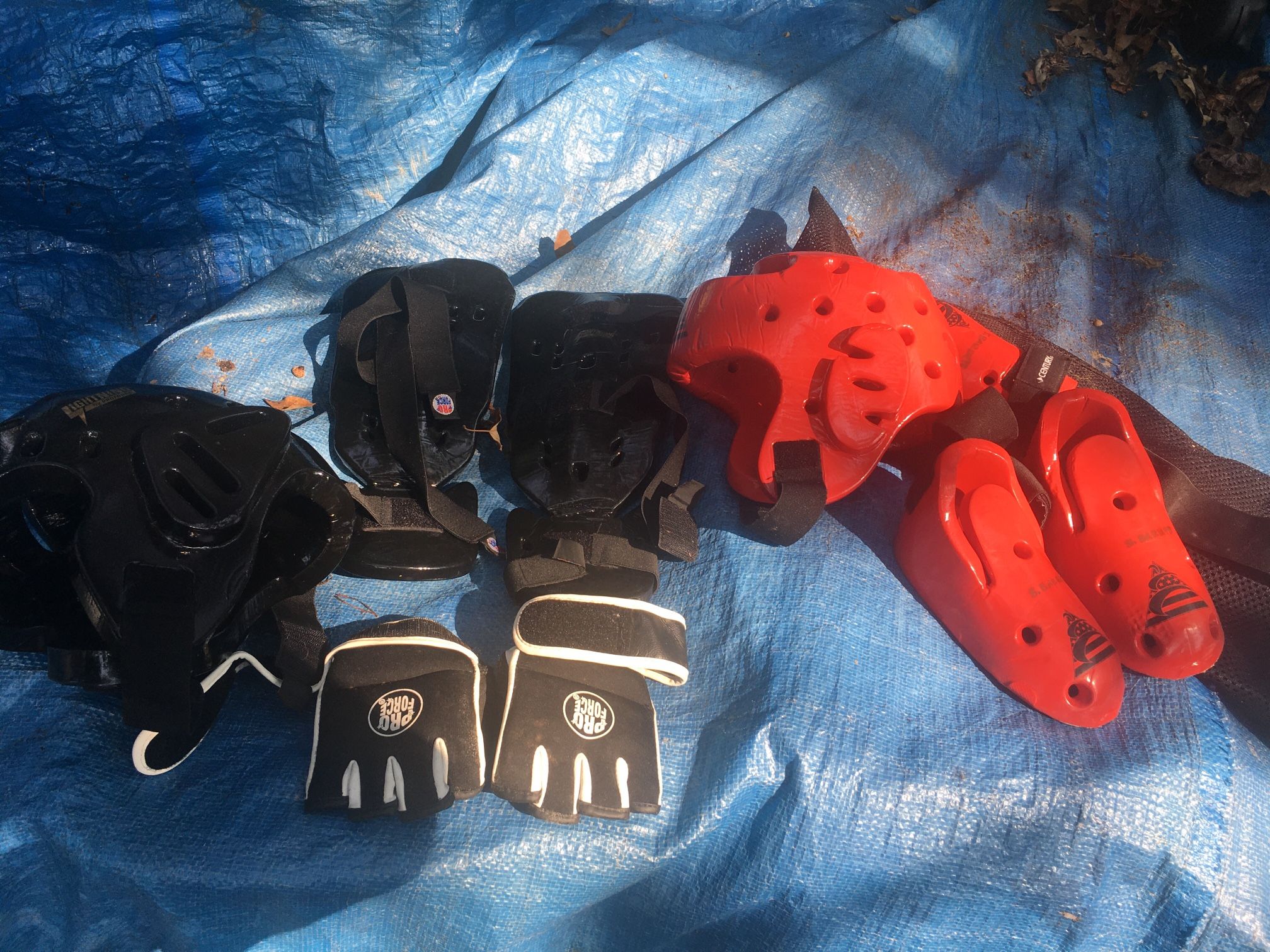 Karate and boxing body gear All only $50 firm