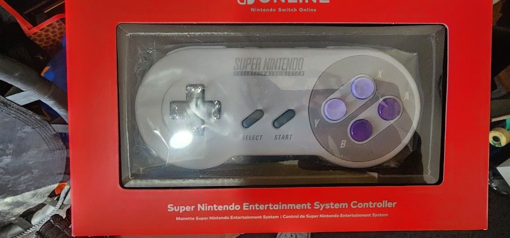 Super Nintendo Switch Controller Sealed
