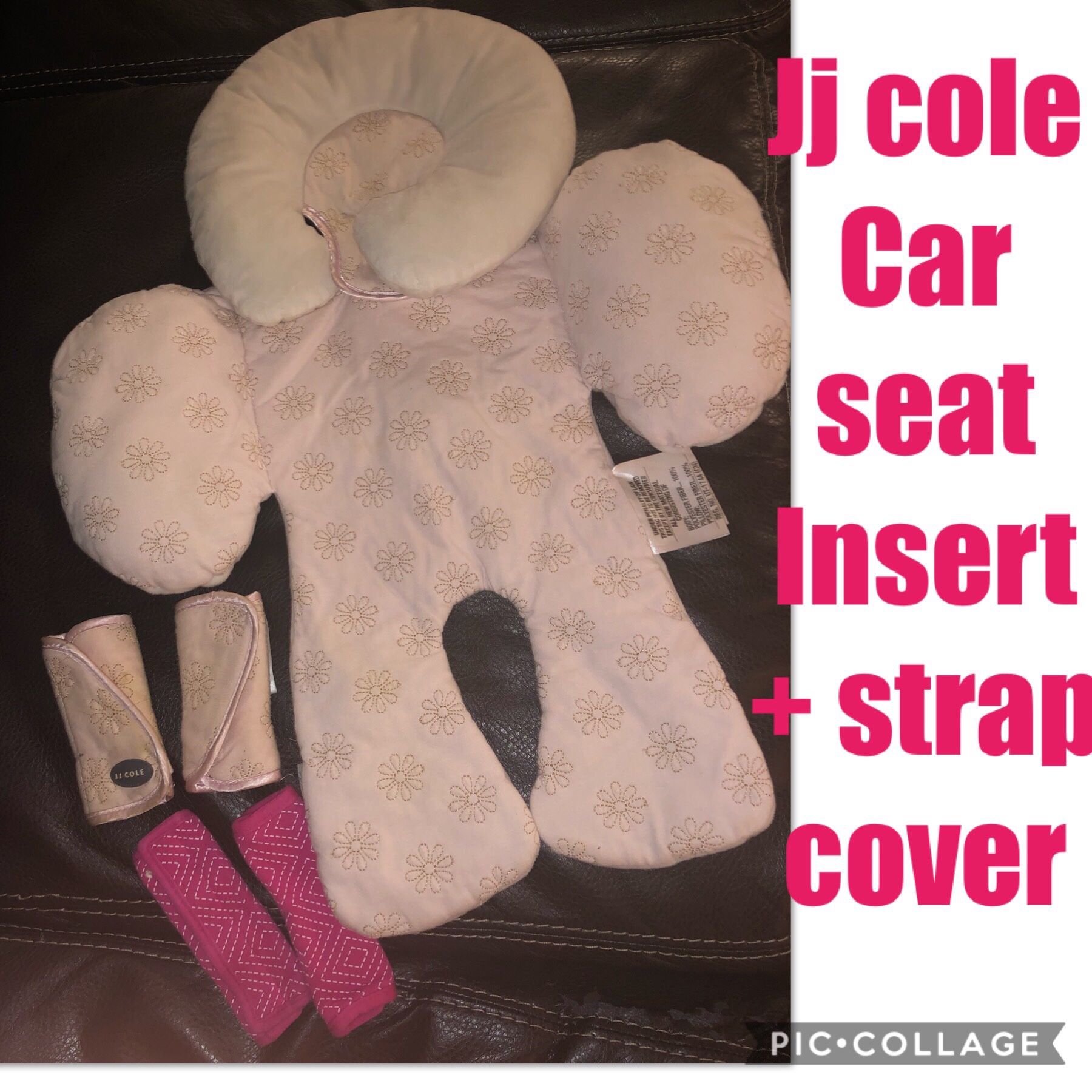 Baby girl car seat insert