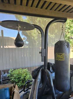 Punching bag with stand