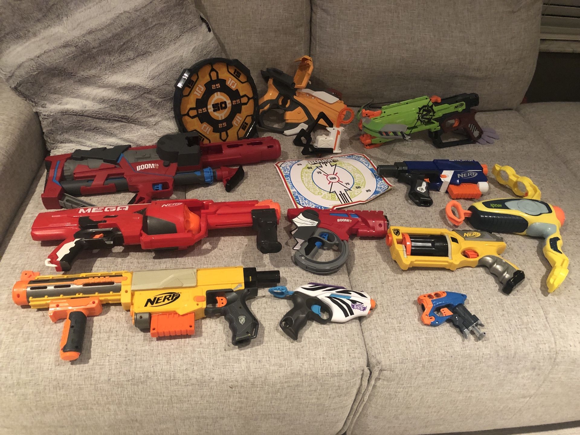 Lot of nerf guns