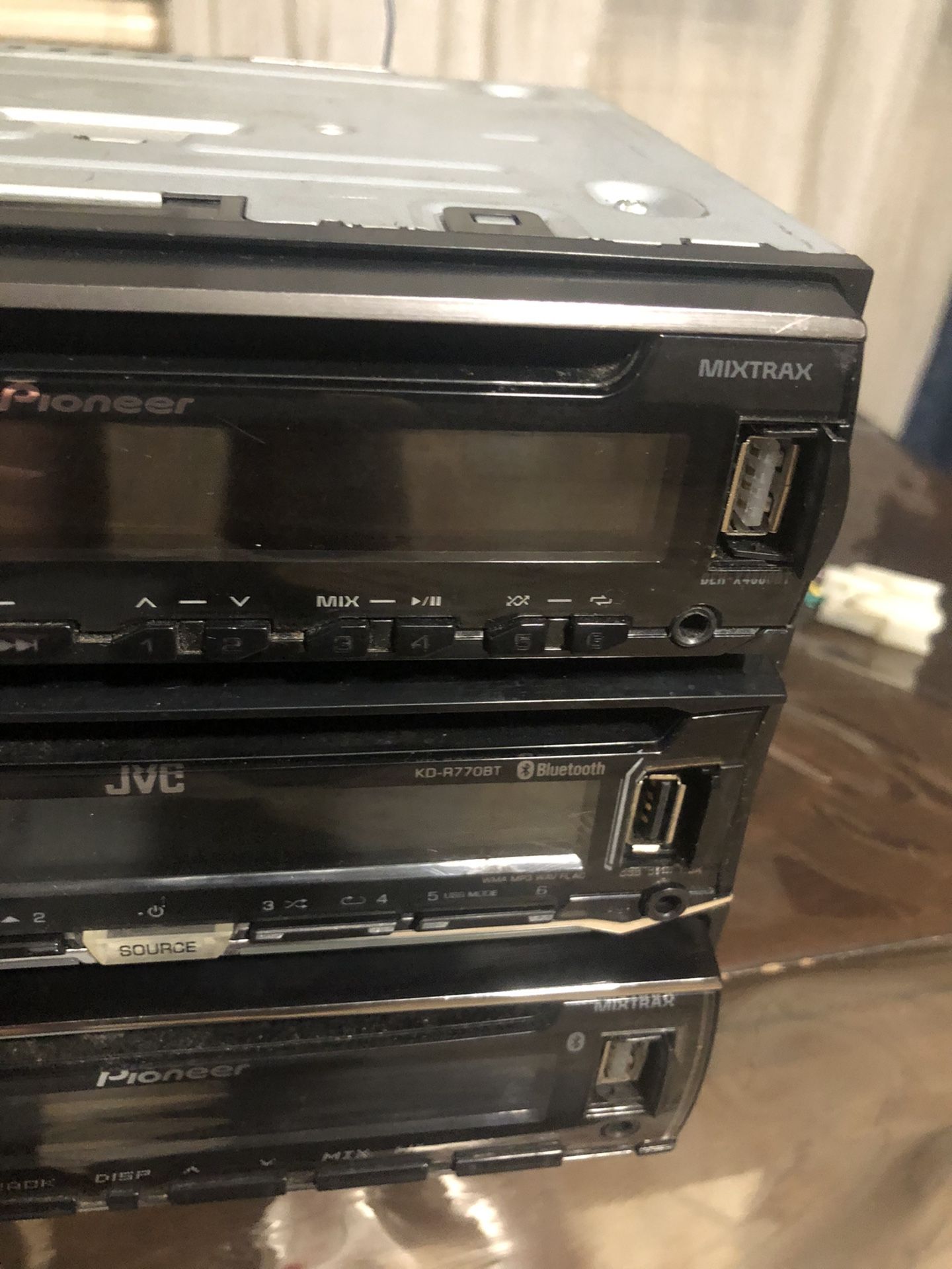 Pioneer Bluetooth Stereo And JVC Bluetooth Stereo All for $70 Or $30 Each