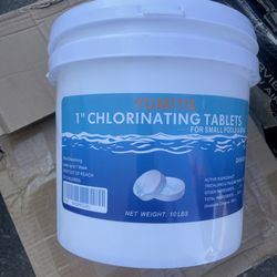 10lb. 1” Swimming Pool Chlorinating Tablets Chlorine Tablets Tabs