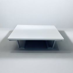 White Low Profile Coffee Table