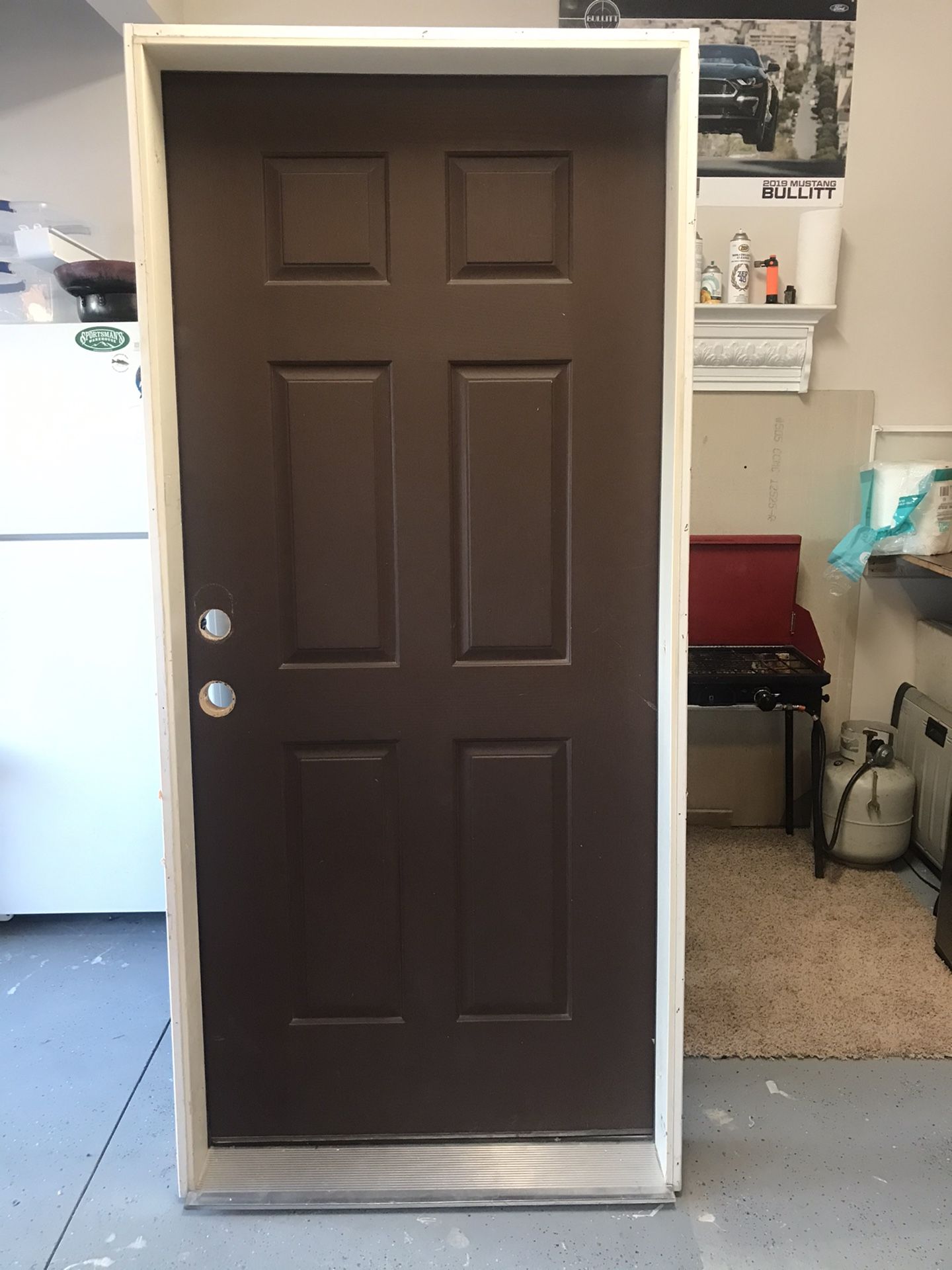 Exterior entry door