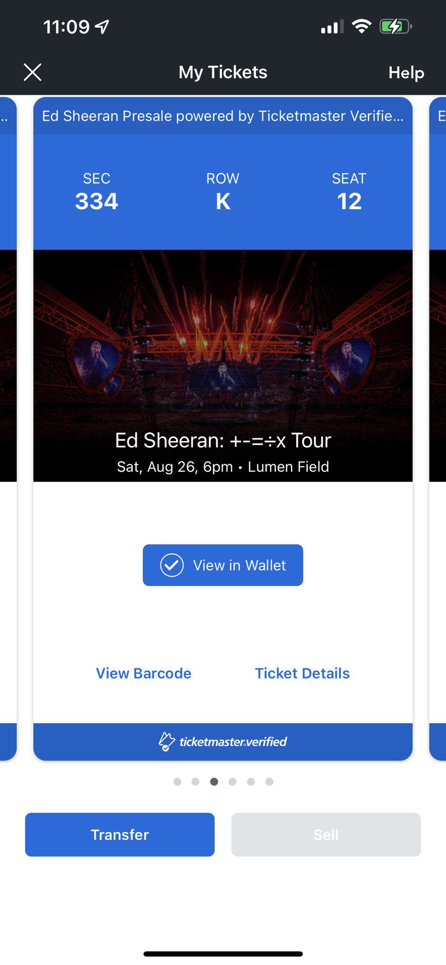 ed sheeran concert tickets 2023/08/26