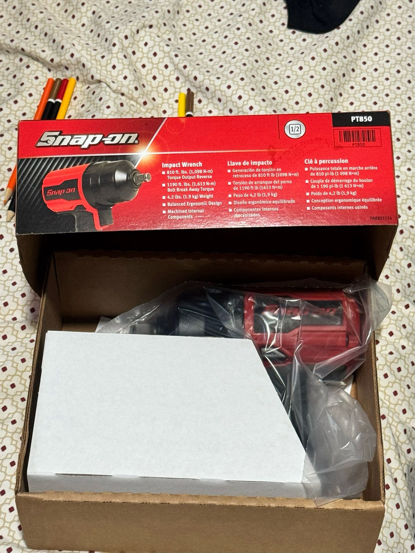 PT850 Impact Wrench SNAP ON Tools & Machinery