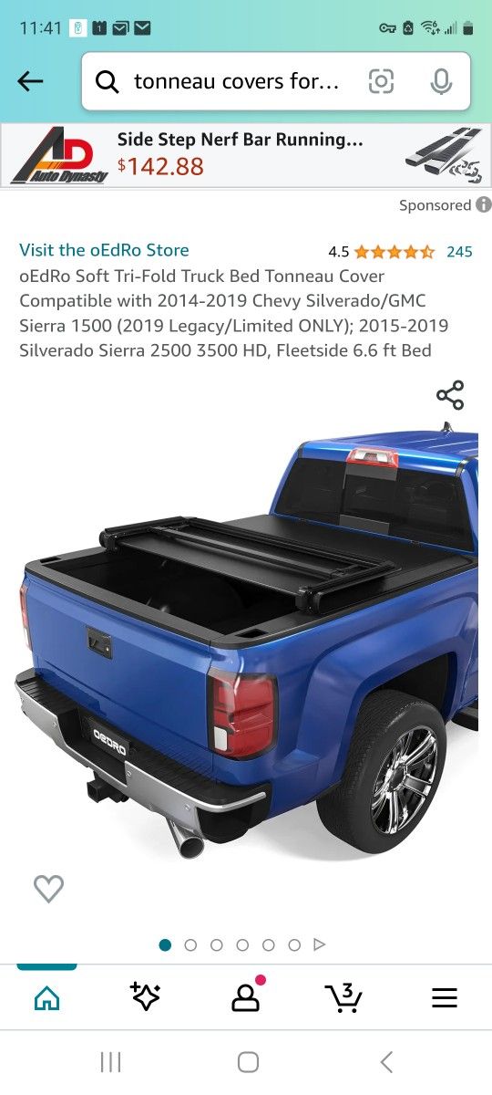 Truck Bed Cover For Silverado-GMC 2014-2019