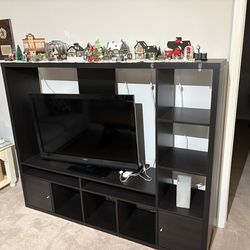TV Stand with Shelving