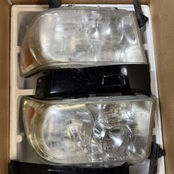 2008-2017 Toyota Sequoia Headlights, Filler Panel With Headlight Washer Cover