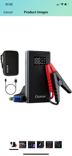 Jump Starter, 1500A Car Battery Jump Starter Portable for Up to 7.0L Gas and 5.5L Diesel Engine,Type C Fast Charging Battery Jumper with LED Flashligh