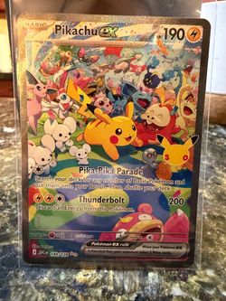 Pikachu ex 149/128 Pokémon TCG Card