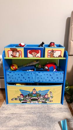 Toy Story Toy Organizer with 6 Bins / Organizador de Juguetes Toy Story 6 Gavetas