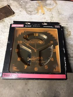 Craftsman Shop Clock
