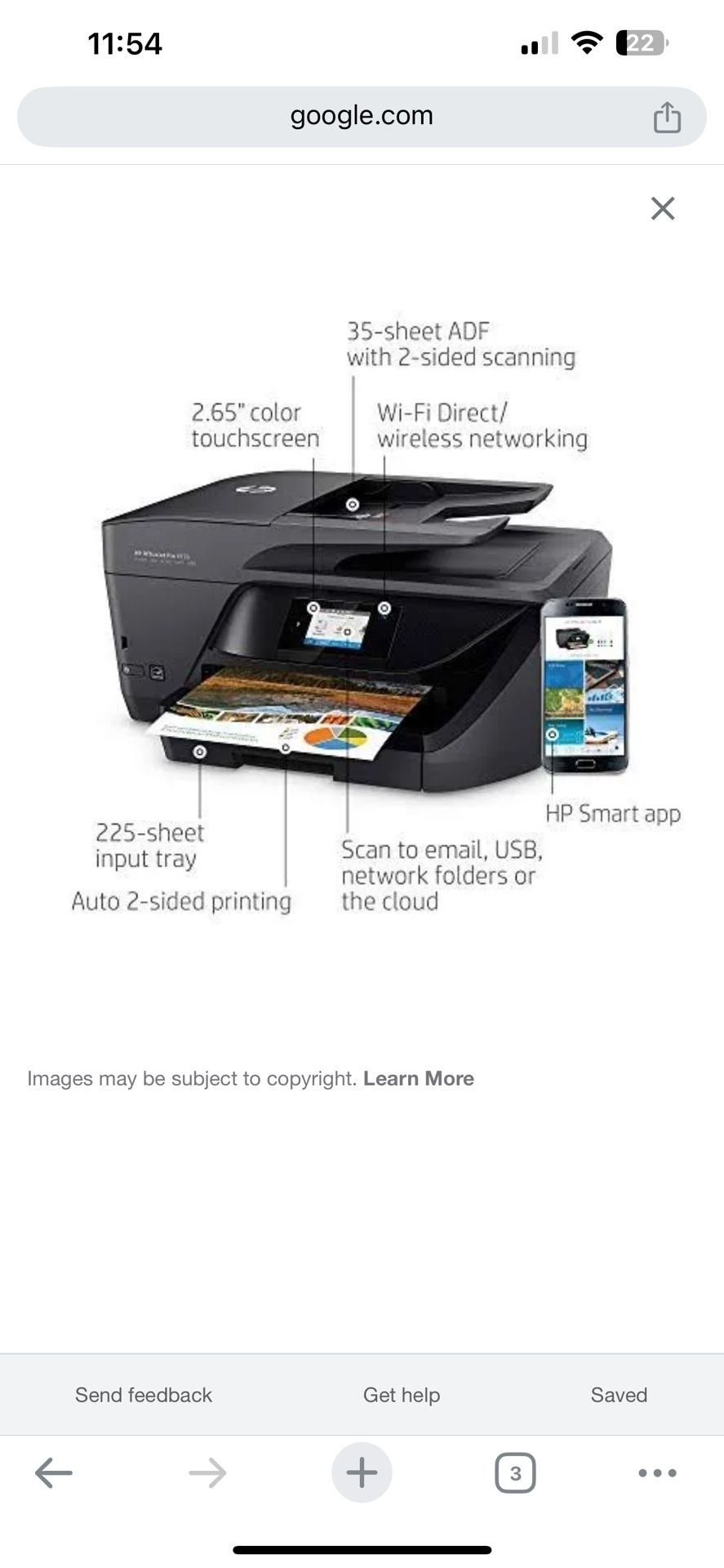Hp Office Jet Pro 6978 Printer